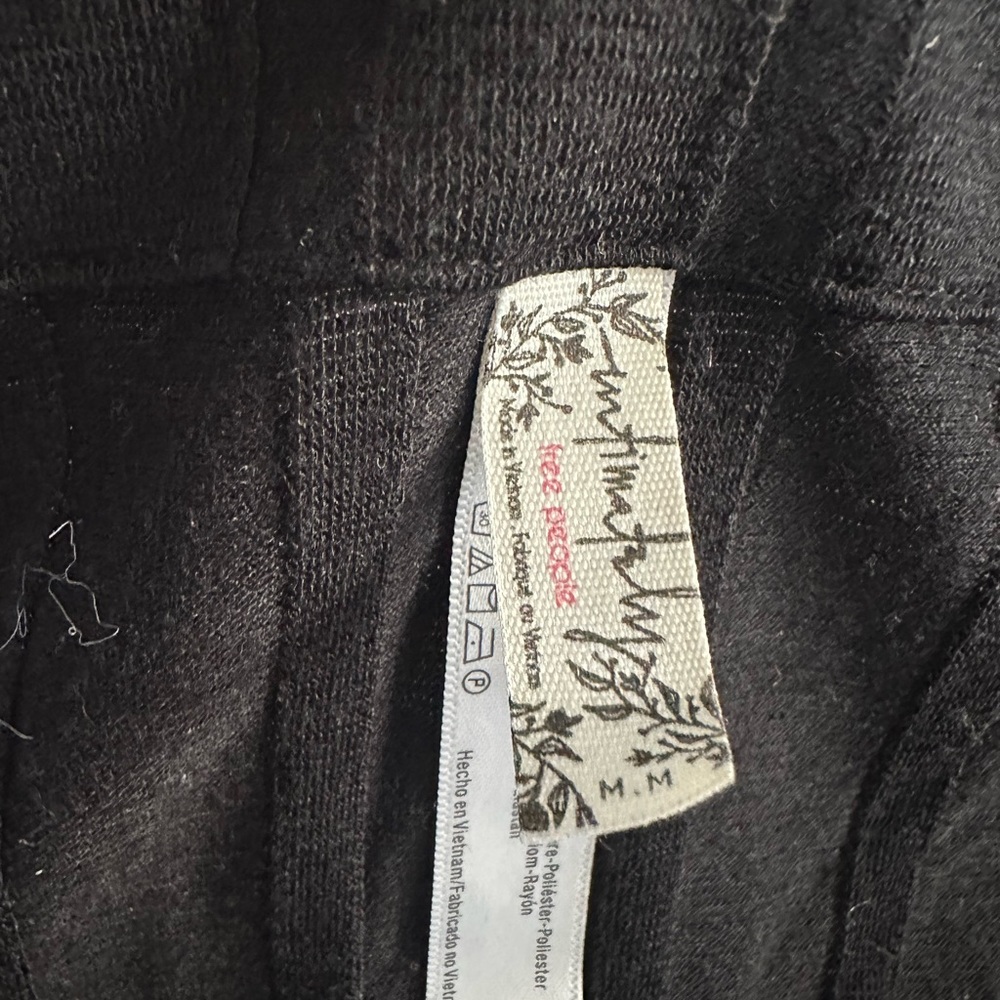 Free People Black Square Neck Bodysuit - Picture 5 of 5